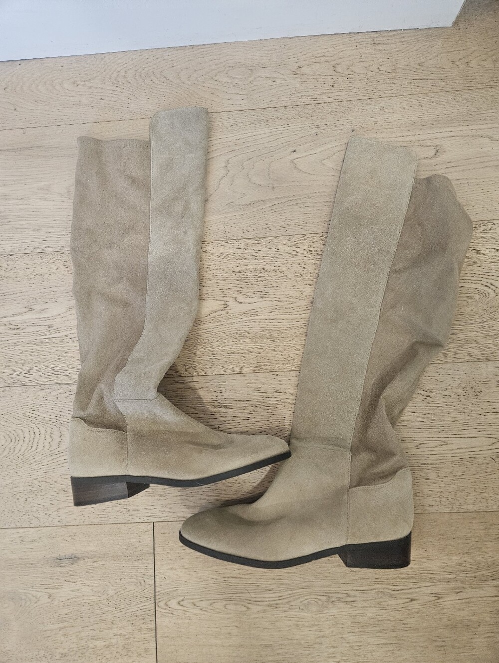 Lucky Brand Calypso Suede Over The Knee Tall Flat Boots Size 9.5
